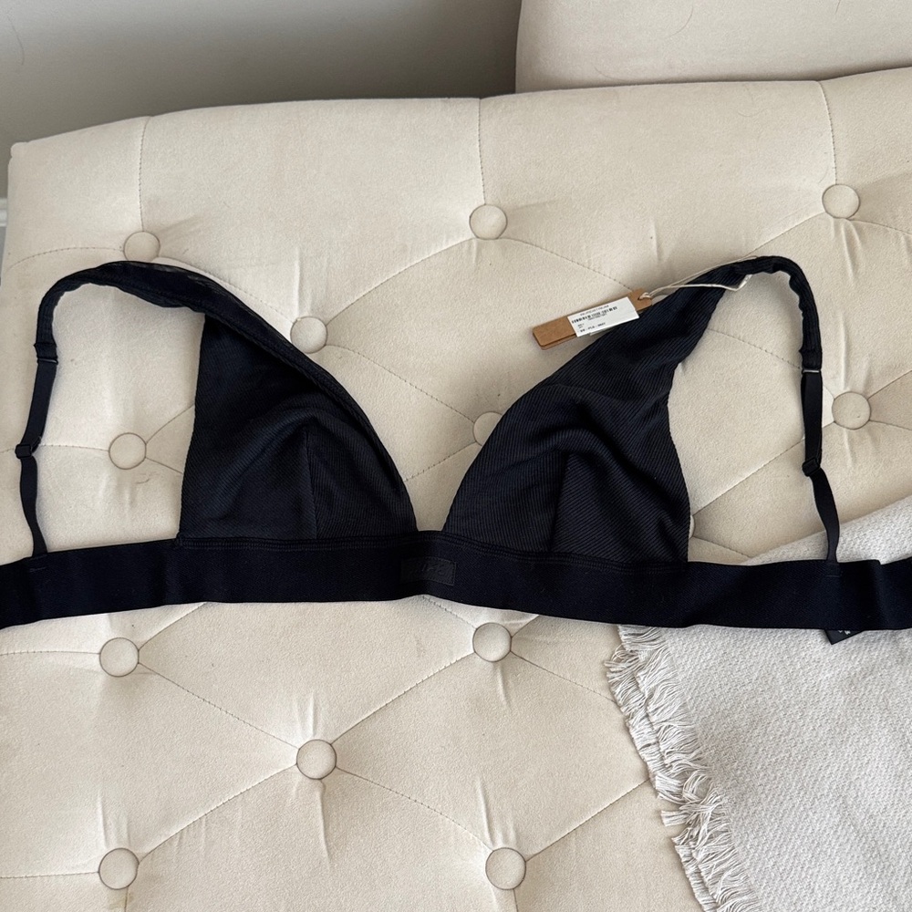 SKIMS Black Triangle Bralette